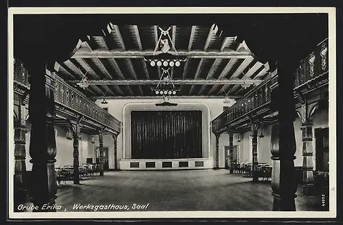AK Grube Erika, Werksgasthaus, Saal