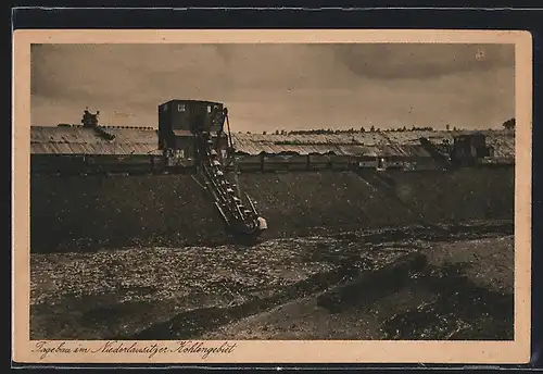 AK Grube Erika /N.-L., Tagebau mit Schaufelbagger