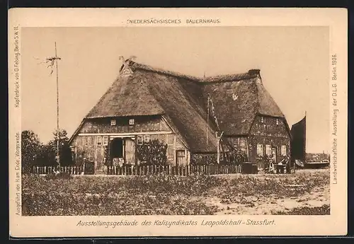 AK Berlin, DLG-Landwirtschafts-Ausstellung 1906, Ausstellungsgebäude des Kalisyndikates Leopoldshall-Stassfurt
