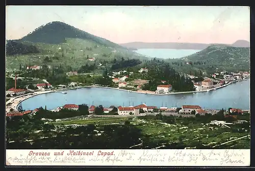AK Gravosa, Ortsansicht mit Halbinsel Lapad