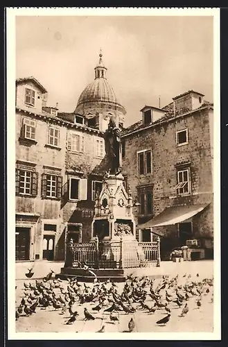 AK Dubrovnik, Am Gundulic-Denkmal
