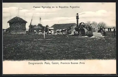 AK Desgranando Mais, Faenas Agricolas en la Republica Argentina