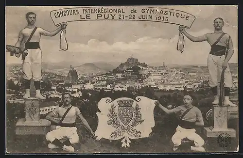 AK Le Puy, Concours interrégional de Gymnastique 1913