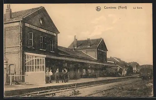 AK Comines, La Gare, Bahnhof