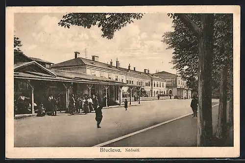 AK Breclava, Nadrazi, Bahnhof