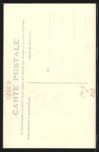 AK Donchery, Cyclone du 9 Août 1905, L`Usine de M. Hulot à Donchery après l`ouragan