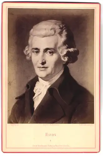 Fotografie Friedr. Bruckmanns Verlag, München, Portrait Haydn, Komponist, nach C. Jäger