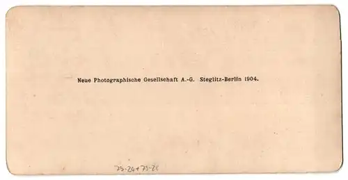 Stereo-Fotografie Neue Photographische Gesellschaft, Berlin-Steglitz, Genrebilder - Trachten
