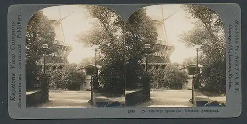 Stereo-Fotografie Keystone View Company, New York, Ansicht Potsdam, Die historische Windmühle