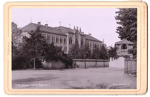 Fotografie Kunstanstalt Lautz & Isenbeck, Darmstadt, Ansicht Colmar, Lehrer Seminar I