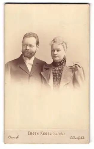 Fotografie Eugen Kegel, Cassel, Grosse Rosenstrasse 5, Portrait bürgerliche Eheleute