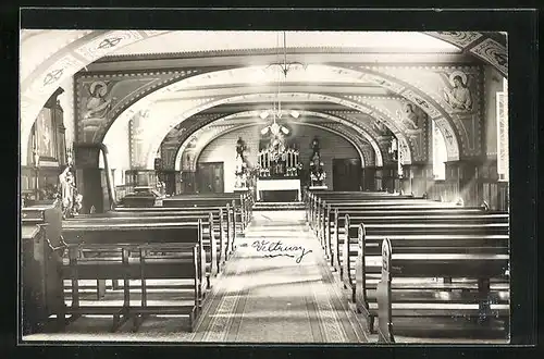 AK Veltrusy, Inneres der Kirche