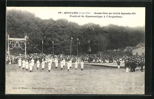 AK Arnay-le-Duc, Festival de Gymnastique à l`Arquebuse, Turnfest 1912