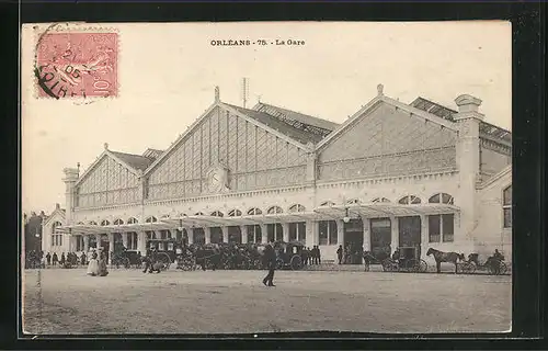 AK Orléans, La Gare