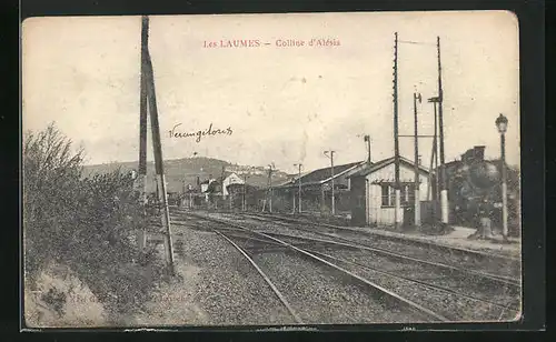 AK Laumes, Colline d`Alésia, La Gare / Bahnhof