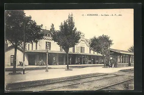 AK Auxonne, La Gare, Bahnhof