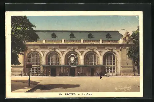 AK Troyes, Bahnhof, La Gare