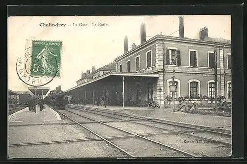 AK Chalindrey, La Gare, Le Buffet, Bahnhof