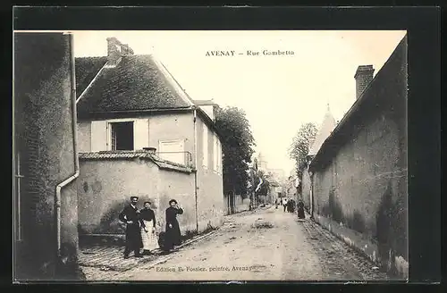 AK Avenay, Rue Gambetta