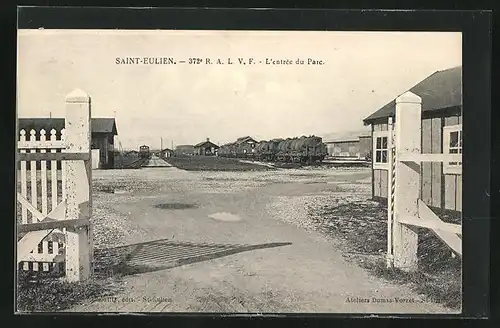 AK Saint-Eulien, 372e R.A.L.V.F. - L`entrée du Parc