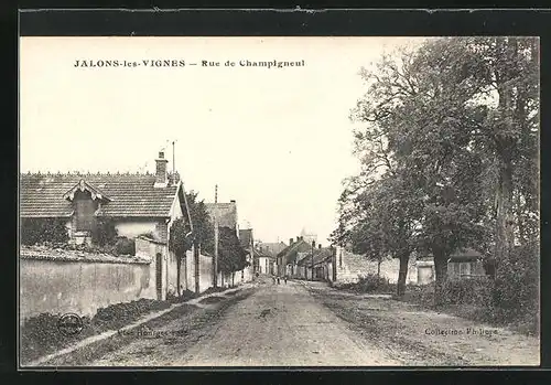 AK Jalons-sur-Vignes, Rue de Champigneul