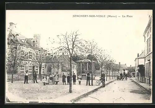 AK Jonchery-sur-Suippe, La Place