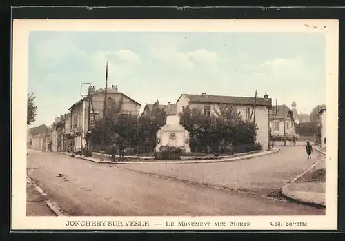 AK Jonchery-sur-Vesle, Le Monument aux Morts