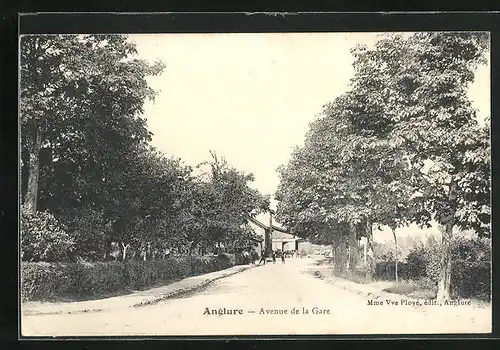 AK Anglure, Avenue de la Gare