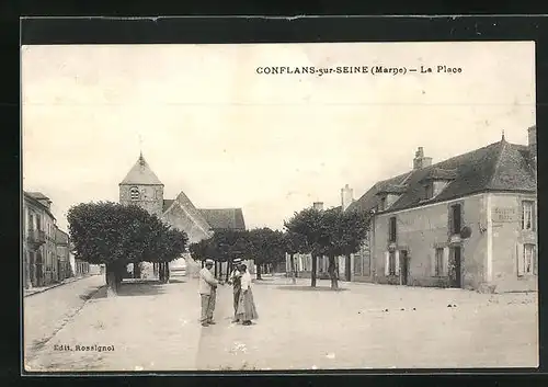 AK Conflans-sur-Seine, La Place