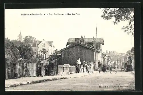 AK Sainte-Menehould, Le Pont des Maures et Rue des Pres