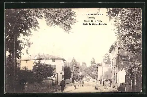 AK Ste-Menehould, Entree de la Ville, Route de Chaude-Fontaine