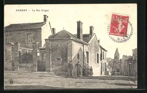 AK Avenay, La Rue Grigny