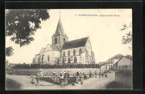 AK Somme-Suippes, Eglise