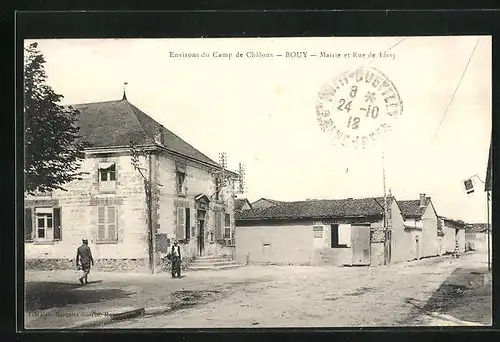 AK Bouy, Mairie et Rue de Livry