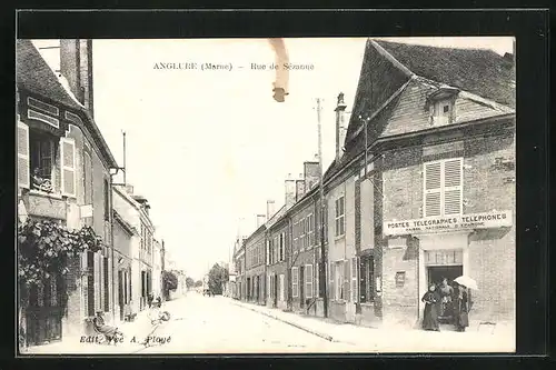AK Anglure, Rue de Sézanne