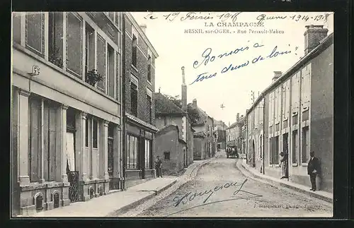 AK Mesnil-sur-Oger, Rue Persault-Maheu