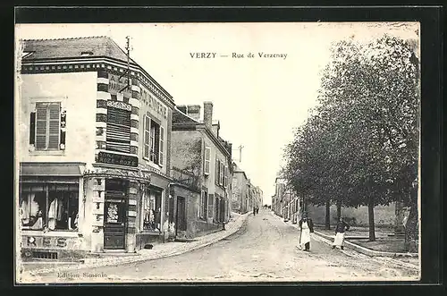 AK Verzy, Rue de Verzenay
