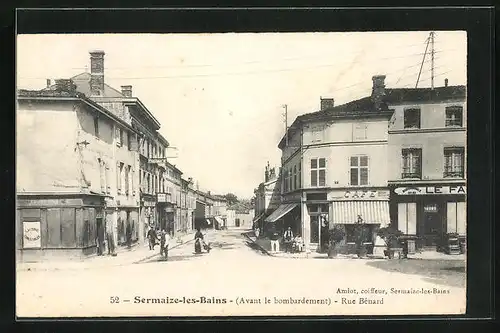 AK Sermaize-les-Bains, Rue Bénard