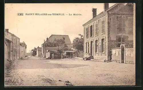 AK Saint-Hilaire-au-Temple, La Mairie