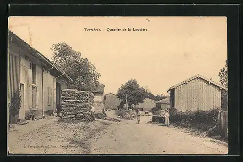 AK Verriéres, Quartier de la Louviére