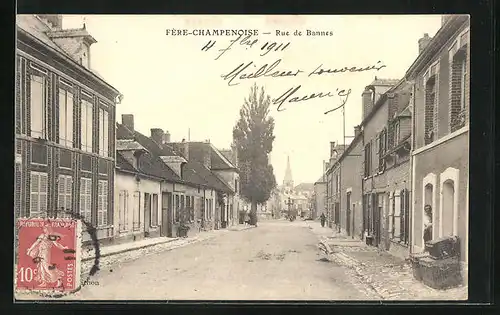 AK Fére-Champenoise, Rue de Bannes