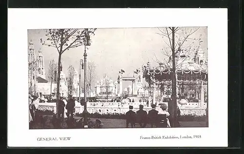 AK London, Franco-British Exhibition 1908, General View, Ausstellung