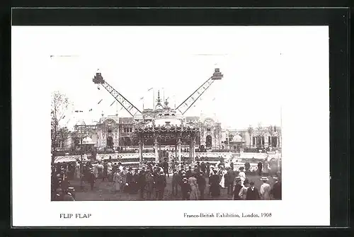 AK London, Franco-British Exhibition 1908, Flip Flap, Ausstellung