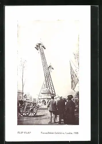 AK London, Franco-British Exhibition 1908, Flip Flap