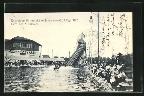 AK Liége, Exposition Universelle et Internationale 1905, Parc de Attractions