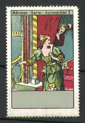 Reklamemarke Märchen-Serie: Aschenbrödel, Bild 3