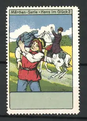 Reklamemarke Märchen-Serie: Hans im Glück, Bild 2