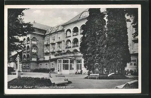 AK Freiwaldau, Kurhotel Priessnitz, Gräfenberg