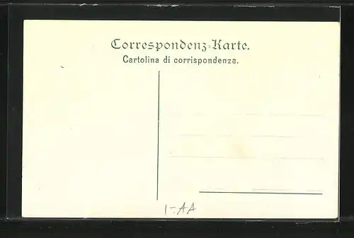 AK Passo Tre Croci, Ortsansicht gegen den Monte Tofana