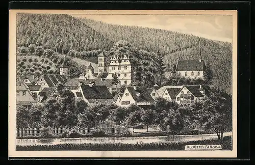 Künstler-AK Hirsau, Kloster Hirsau